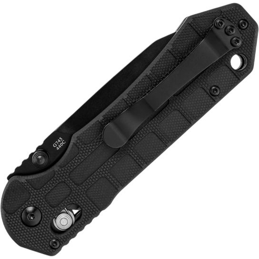 Нож складной туристический Ganzo G7453P (9 см) 440С / G10 черный
