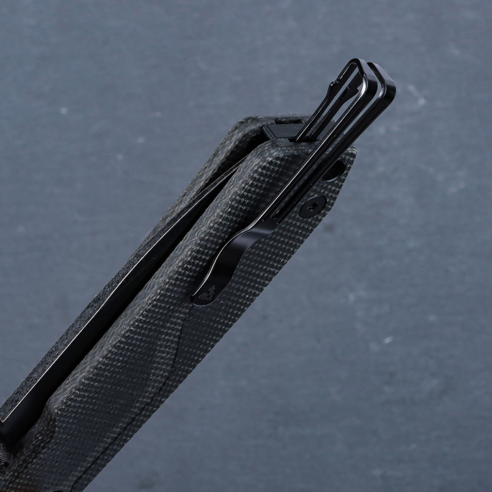 Ніж складаний туристичний SRM Rubik 7228B-MB2 (8.7 см) 140Cr / Micarta чорний, фото 8