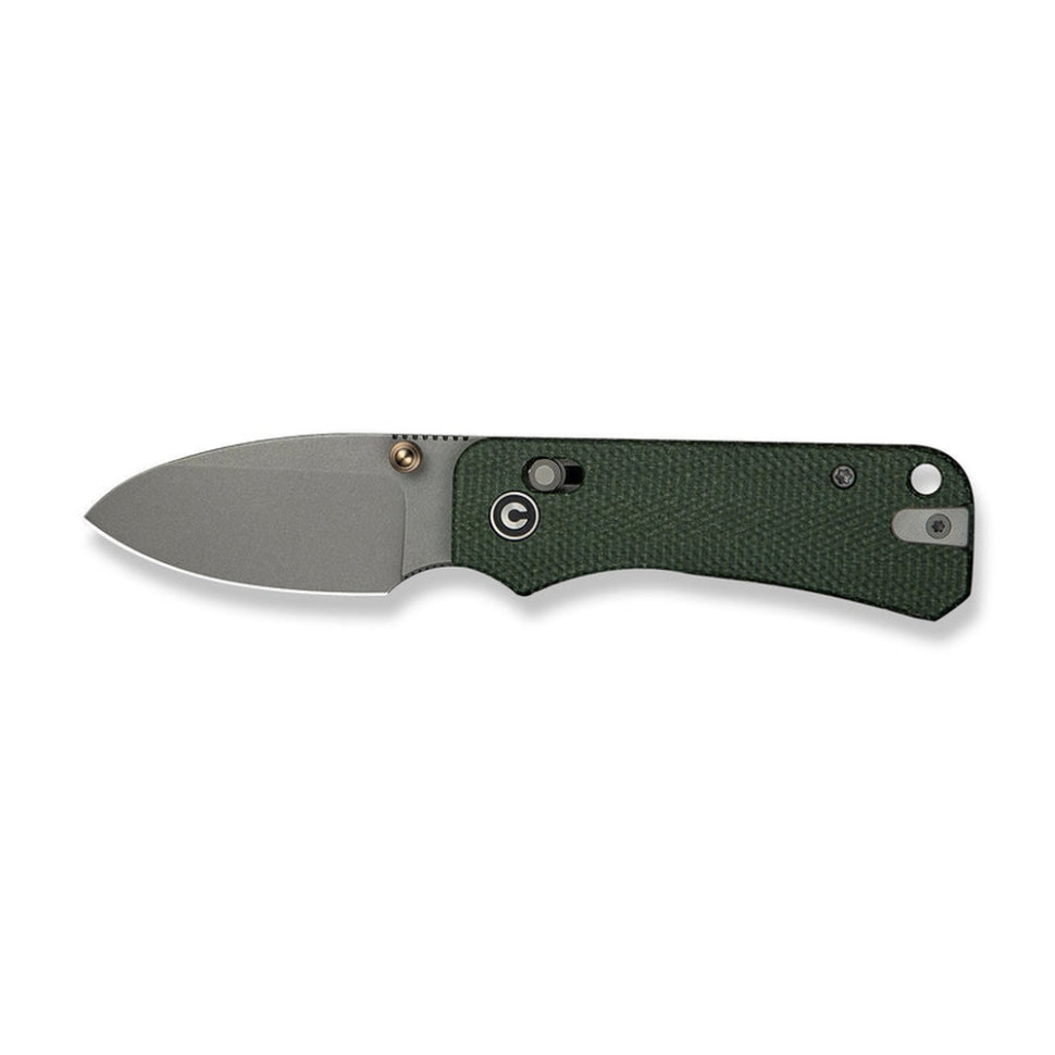 Ніж складаний кишеньковий Civivi Baby Banter 2, (5.9 см) Nitro-V / Micarta темно-зелений, фото 3