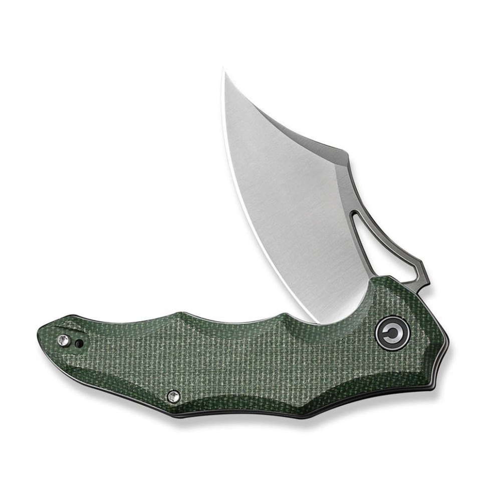 Нож складной карманный Civivi Chiro, (7.9 см) 14C28N / Micarta темно-зеленый