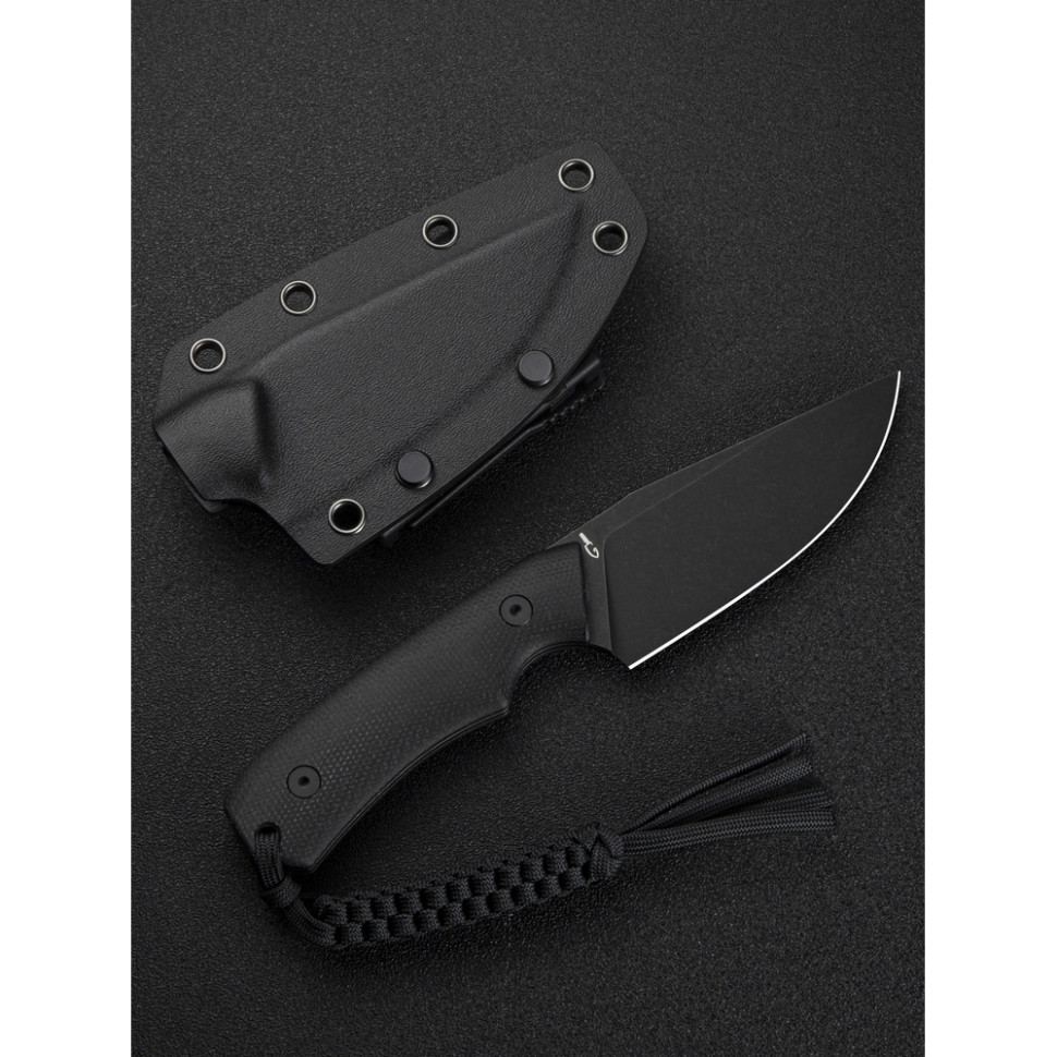 Ніж фіксований тактичний Civivi Gander, (9.2 см) 14C28N / Micarta чорний