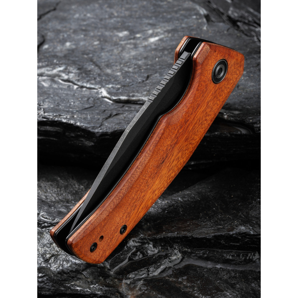 Ніж складаний кишеньковий Civivi Regulatron, (7.6 см) Nitro-V / Guibourtia Wood, фото 15