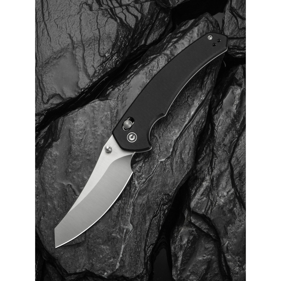Ніж складаний туристичний Civivi Sixgill, (8.7 см) Nitro-V / G10 чорний, фото 10
