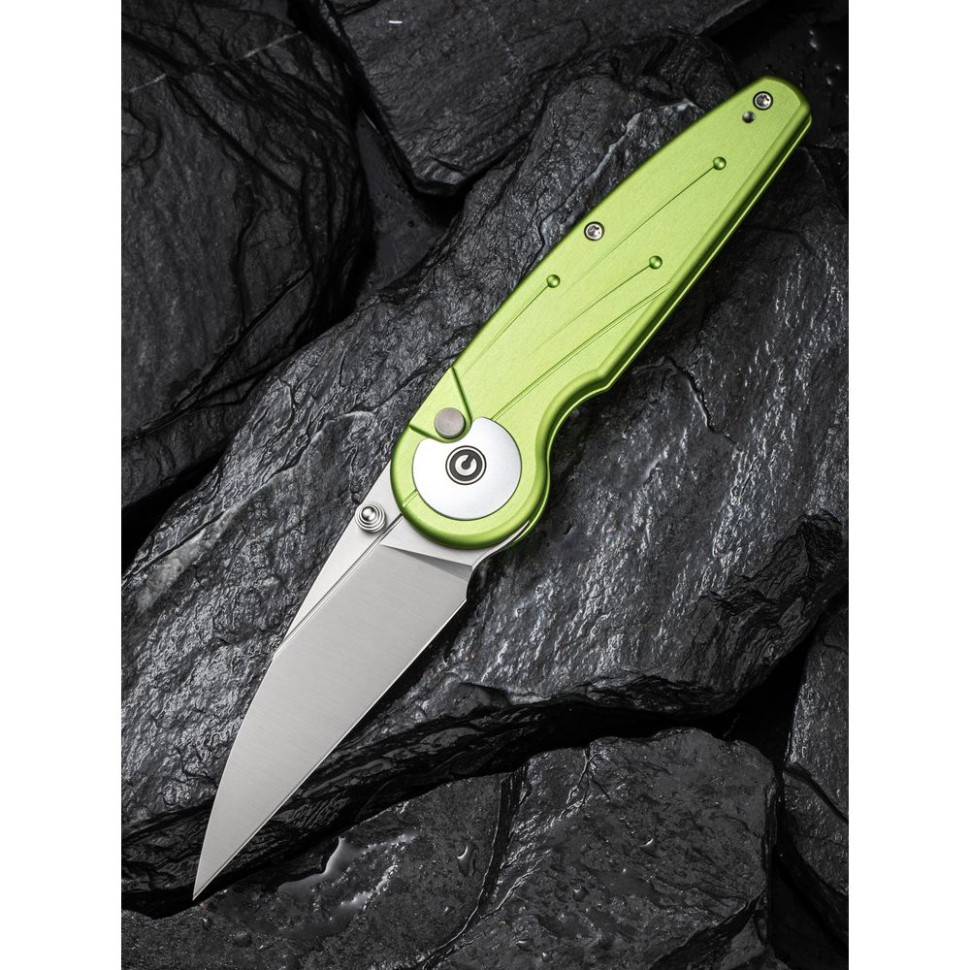 Ніж складаний туристичний Civivi Starflare, (8.4 см) Nitro-V / Aluminum зелений, фото 10