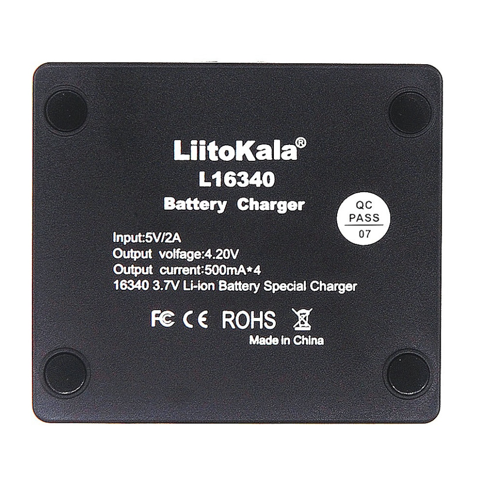 Універсальний  зарядний пристрій LiitoKala Lii-L16340 на 4 канали, фото 5