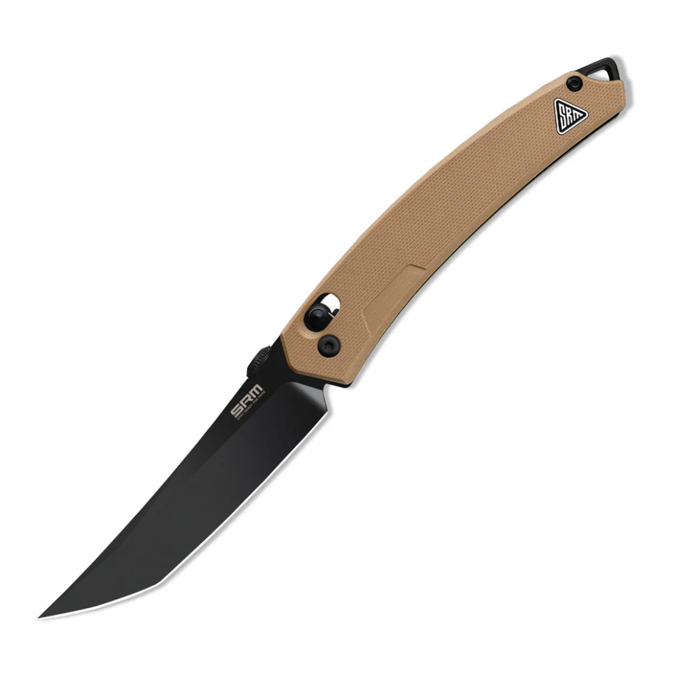 Ніж складаний туристичний SRM 9211B-GW 8Cr13MoV / G10 коричневий