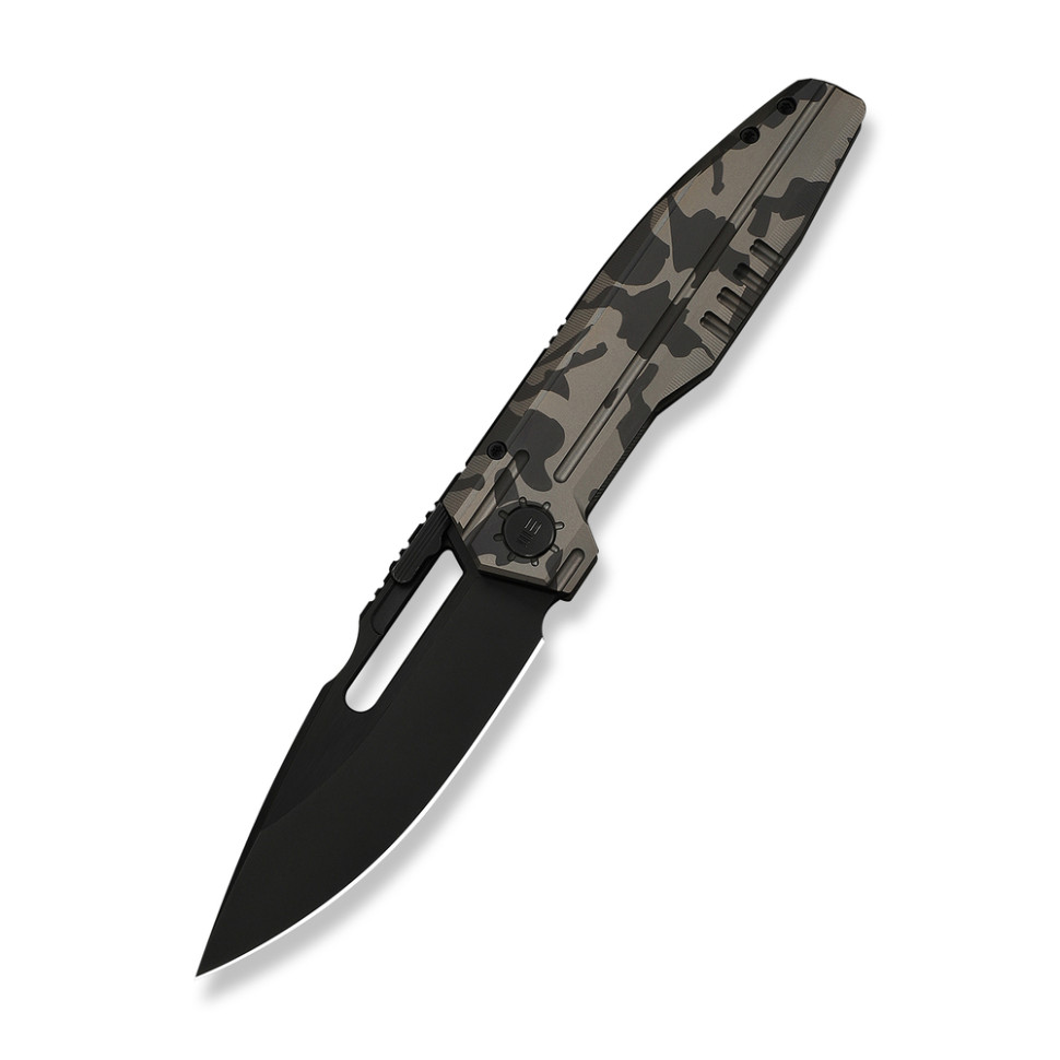 Ніж складаний туристичний Weknife Reveille Bohler M390 / Titanium пісочно-бежевий