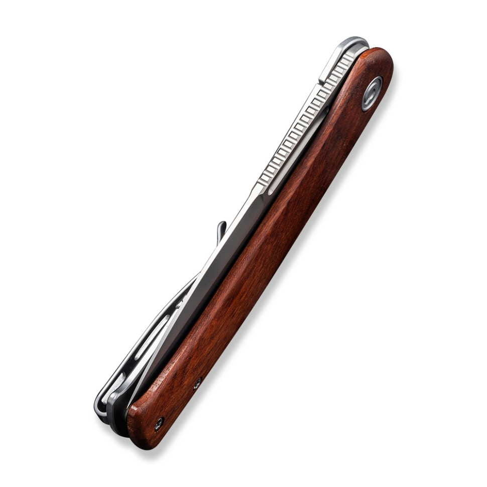 Нож складной туристический Civivi Cetos, (8.8 см) 14C28N / Micarta & Stainless черный