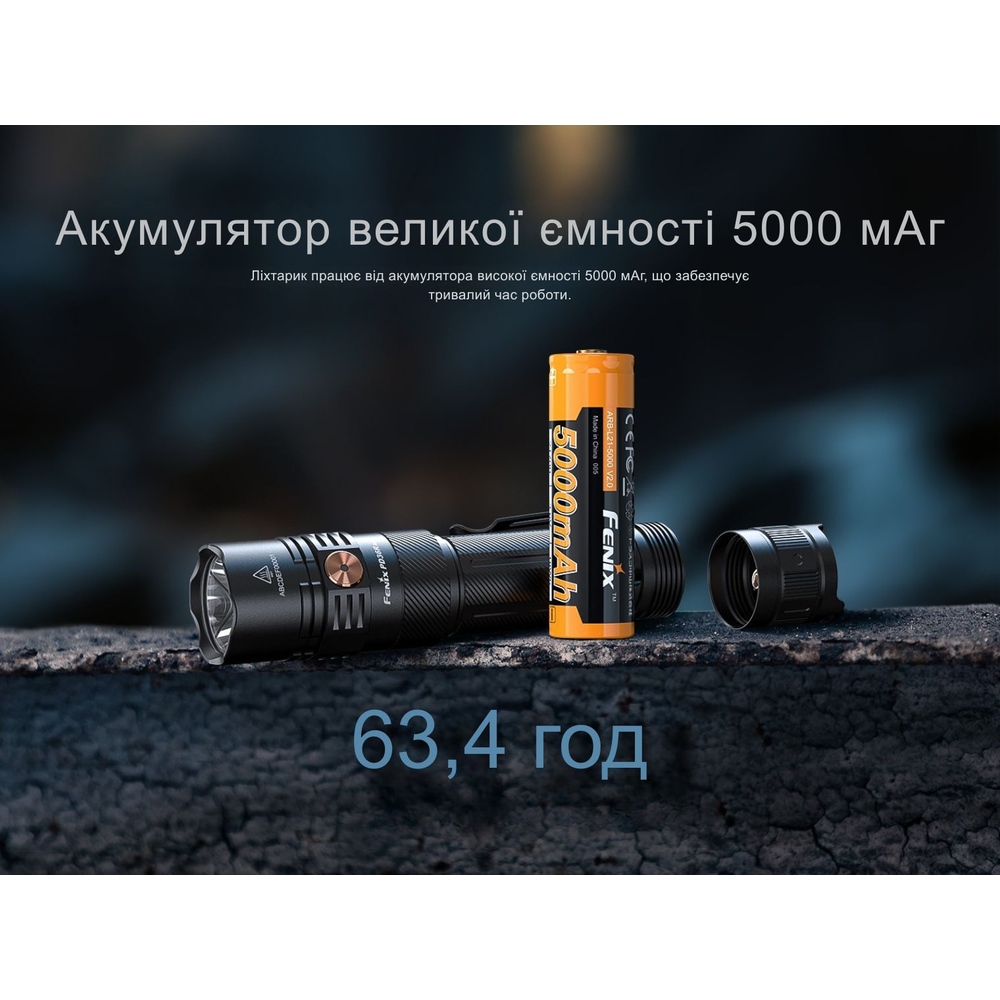 Ліхтар тактичний ручний Fenix PD36R ACE 3000 лм — фото 2