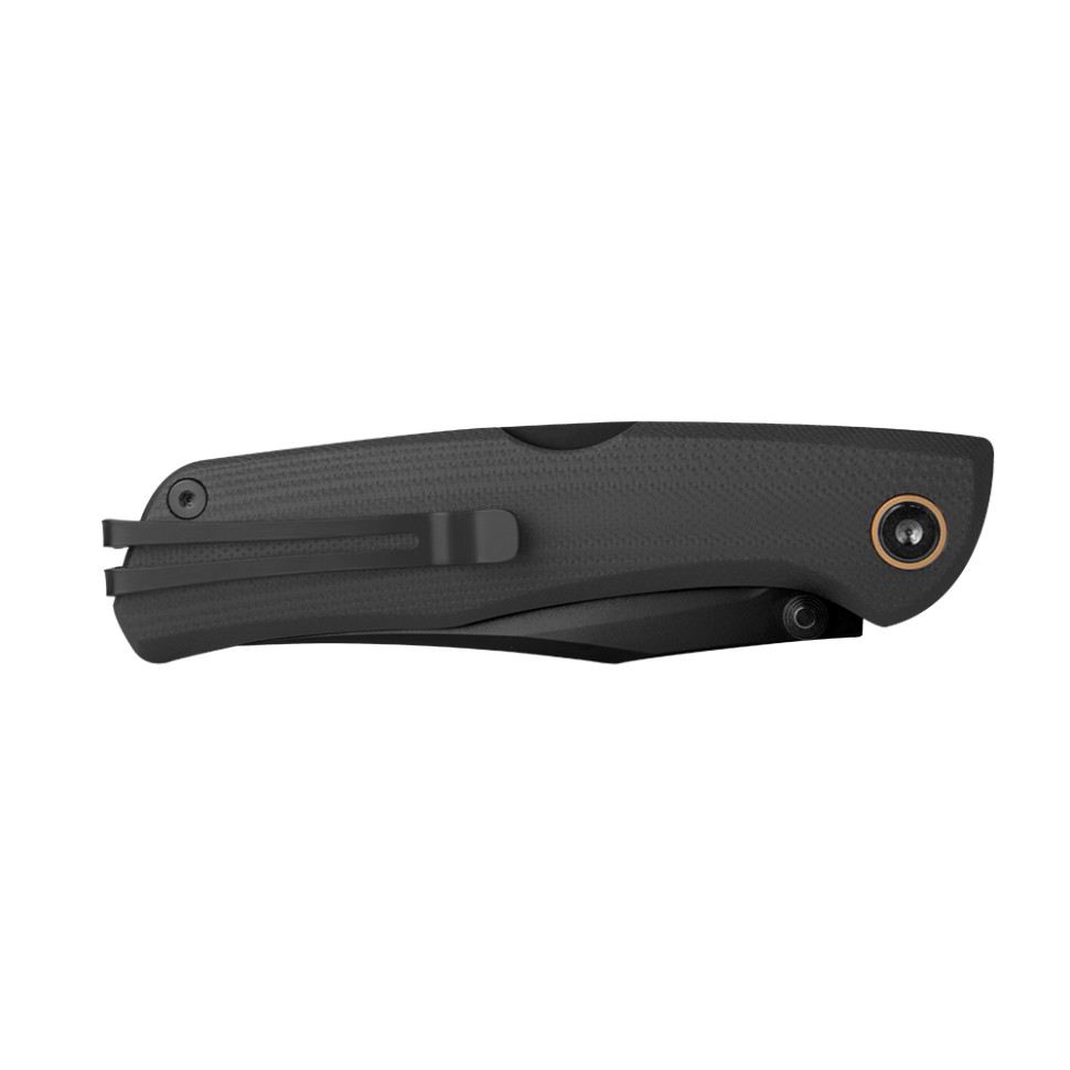 Ніж складаний туристичний Ruike P882-B, (8.5 см) 12С27 /  G10 чорний, фото 6