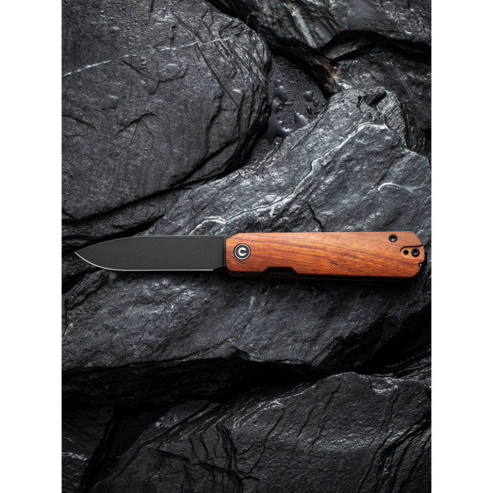 Ніж складаний кишеньковий Civivi Sendy, (7.2 см) Nitro-V / Guibourtia Wood, фото 19