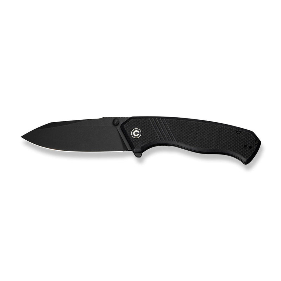 Нож складной туристический Civivi Placoid, (9.3 см) 14C28N / G10 черный