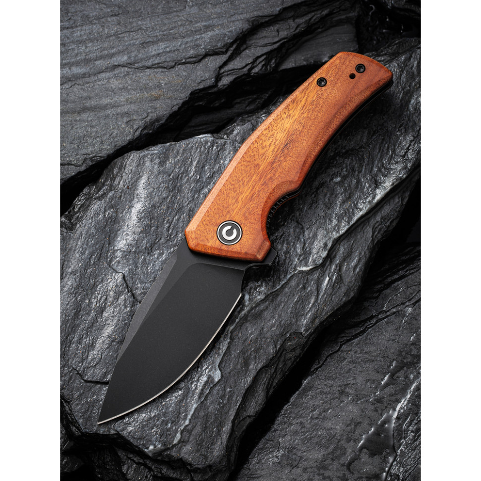 Ніж складаний кишеньковий Civivi Regulatron, (7.6 см) Nitro-V / Guibourtia Wood, фото 10