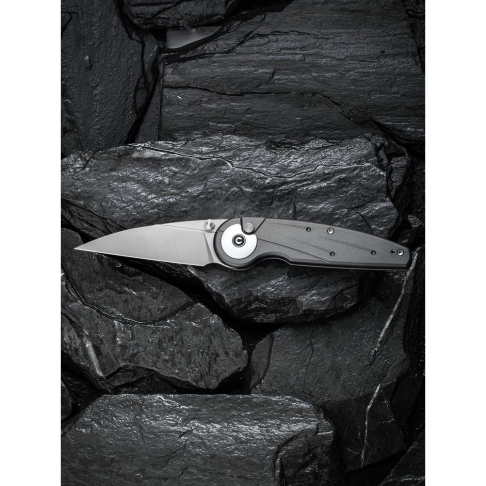 Нож складной туристический Civivi Starflare, (8.4 см) Nitro-V / Aluminum серый