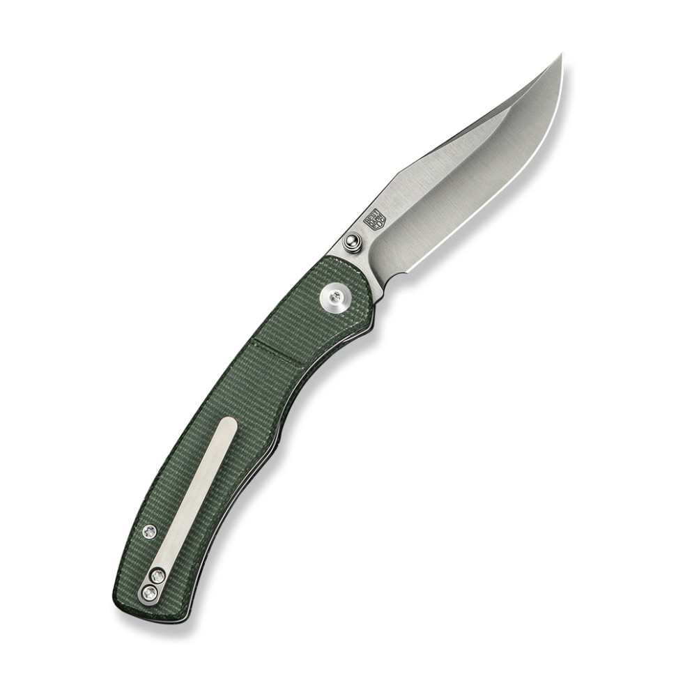 Нож складной карманный Civivi Clingman, (7.6 см) Nitro-V / Micarta темно-зеленый