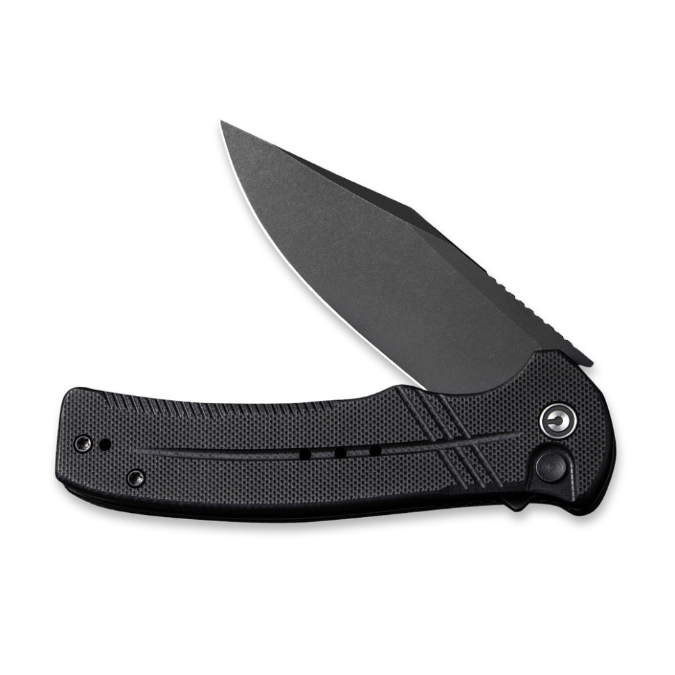 Ніж складаний туристичний Civivi Cogent, (8.8 см) 14C28N / G10 чорний
