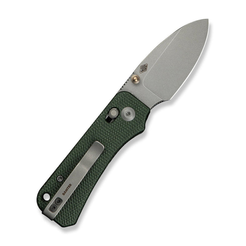 Ніж складаний кишеньковий Civivi Baby Banter 2, (5.9 см) Nitro-V / Micarta темно-зелений, фото 2