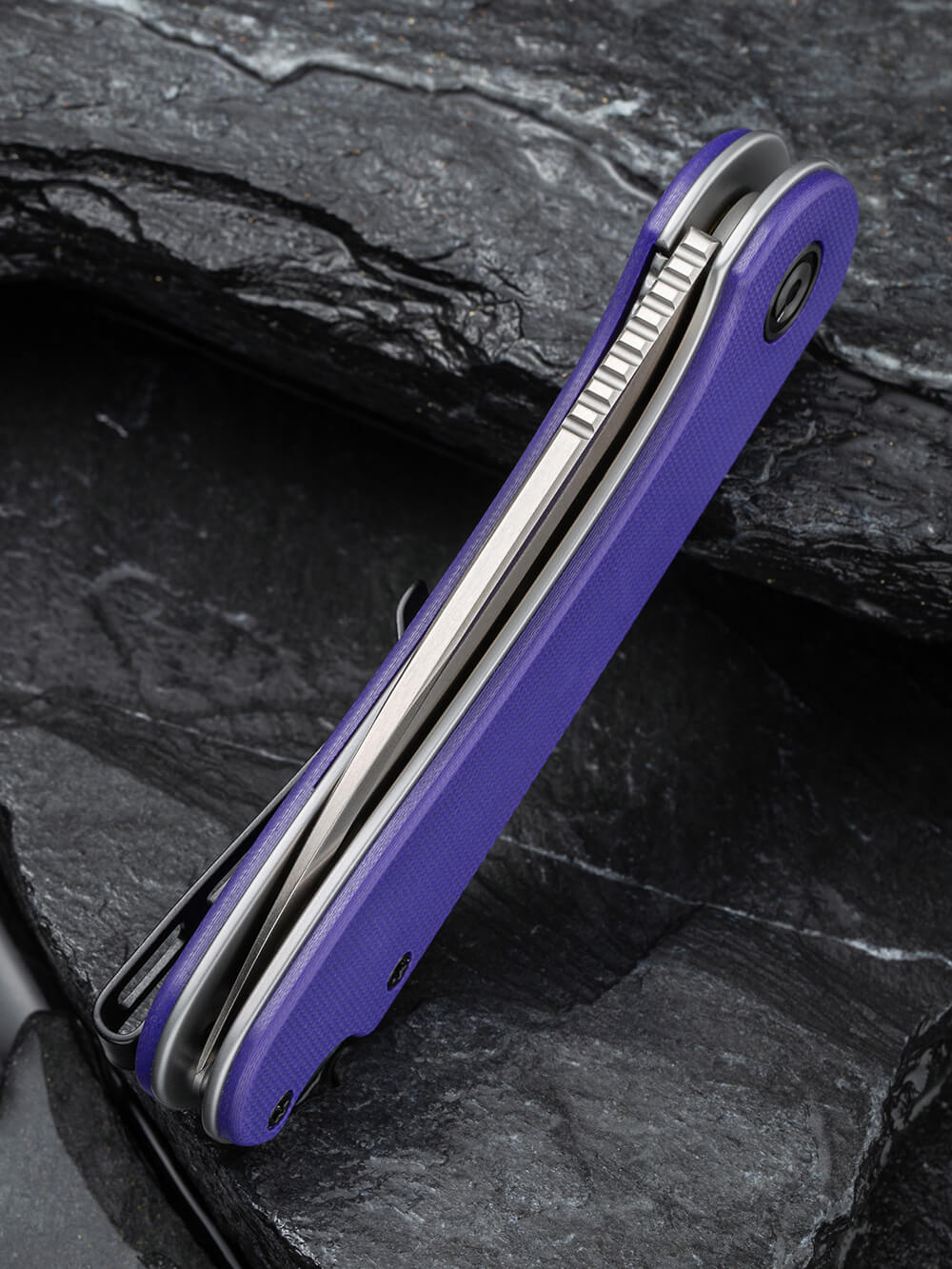 Нож складной карманный Civivi Elementum, (7.5 см) D2 / G10 фиолетовый