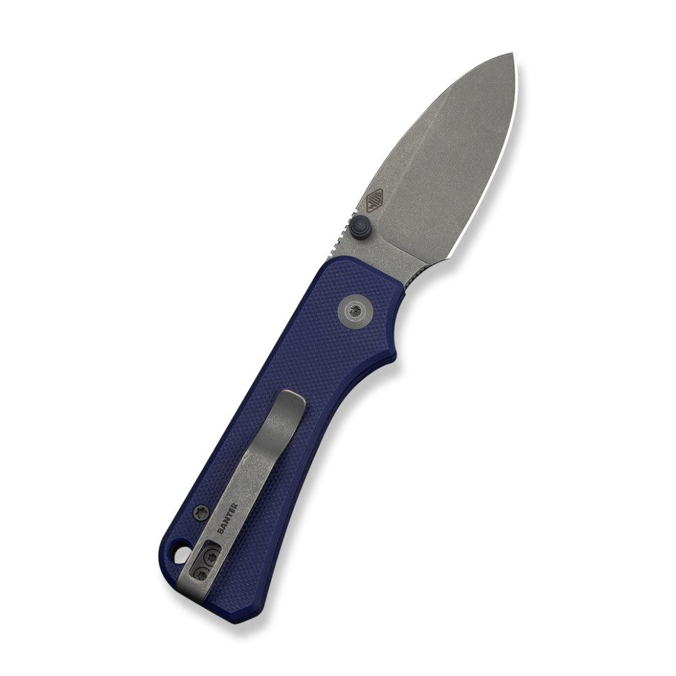 Ніж складаний кишеньковий Civivi Baby Banter Slip Joint (6 см) Nitro-V / G10 синій, фото 2