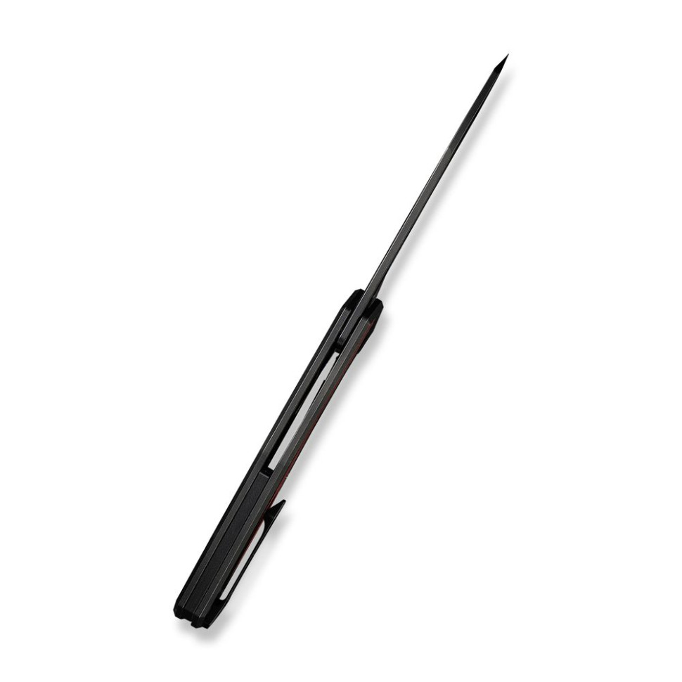 Нож складной туристический Civivi Hypersonic, (9.4 см) 14C28N / Steel & G10 чорно-бордовий