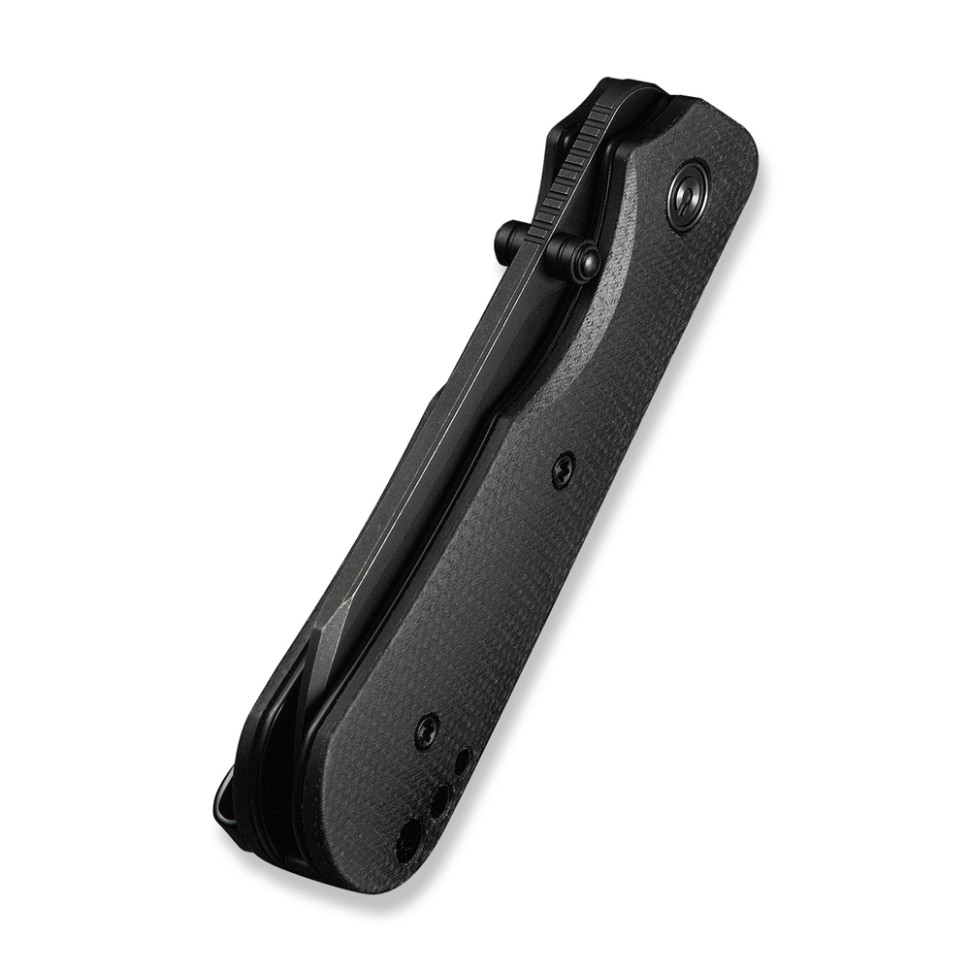 Ніж складаний кишеньковий Civivi Crabby, (6.9 см) 14C28N / Micarta чорний