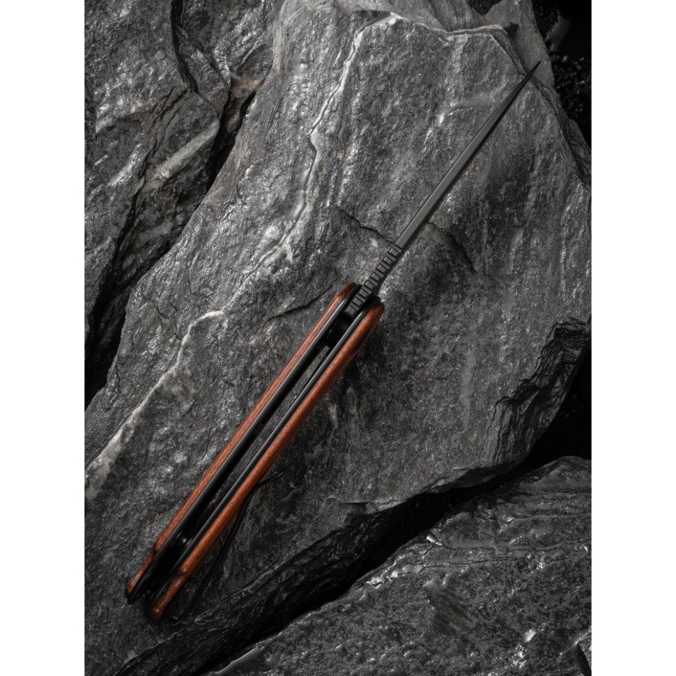 Нож складной карманный Civivi Elementum, (7.5 см) D2 / Guibourtia Wood