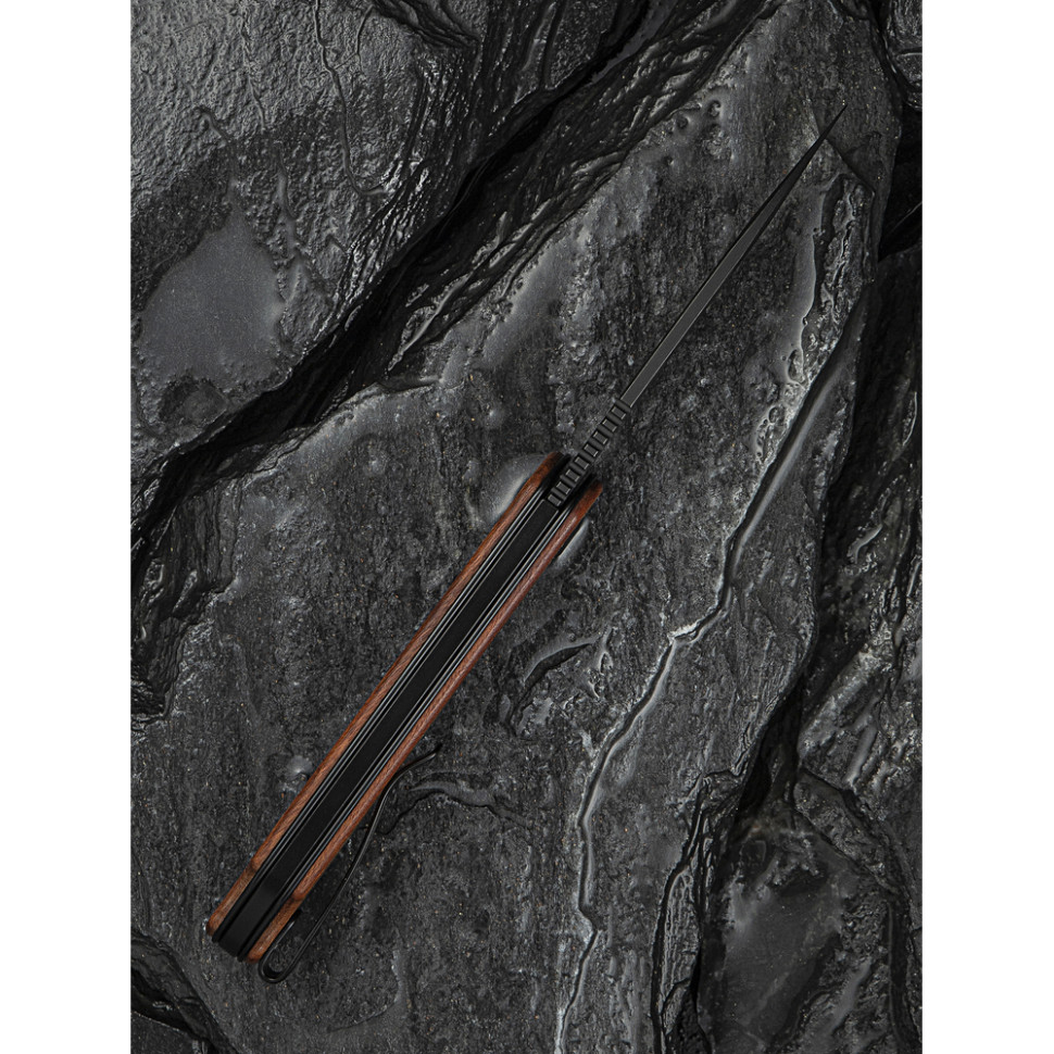 Нож складной карманный Civivi Elementum Slip Joint, (7.5 см) 14C28N / Guibourtia Wood