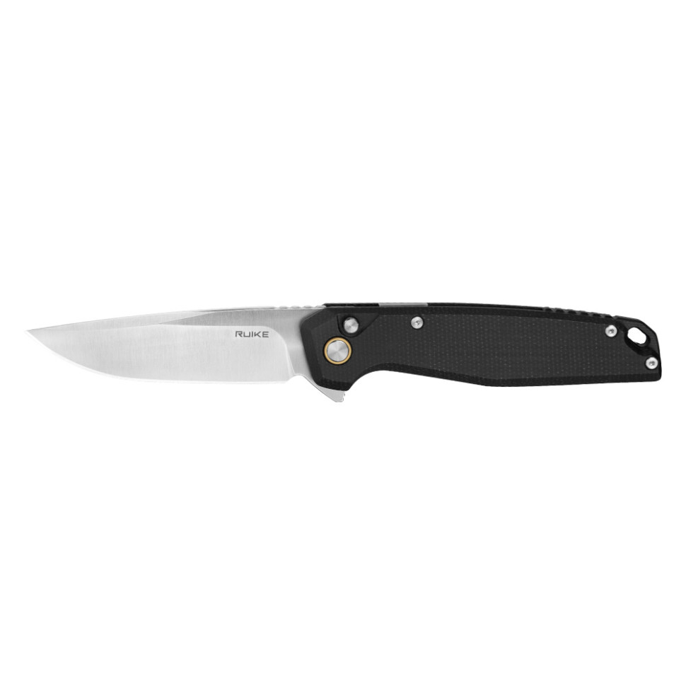 Нож складной туристический Ruike P873-MB, (8.8 см)14C28N / G10 черный