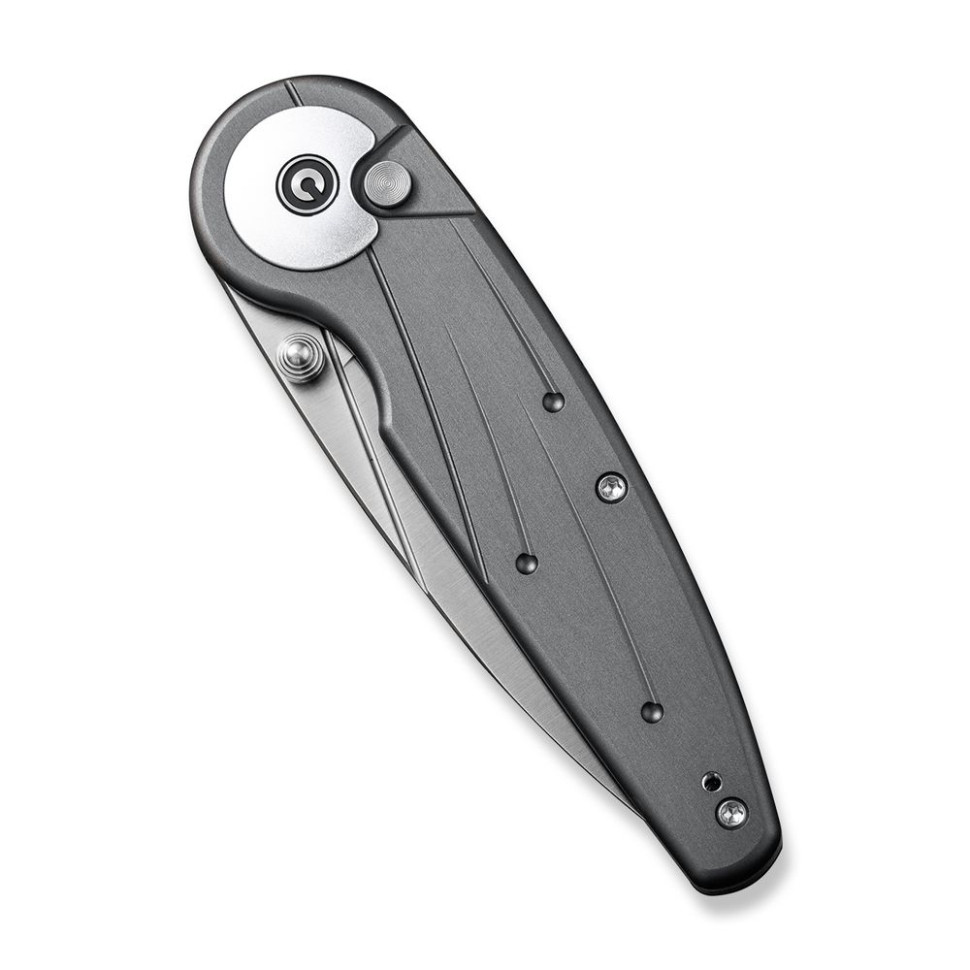 Нож складной туристический Civivi Starflare, (8.4 см) Nitro-V / Aluminum серый