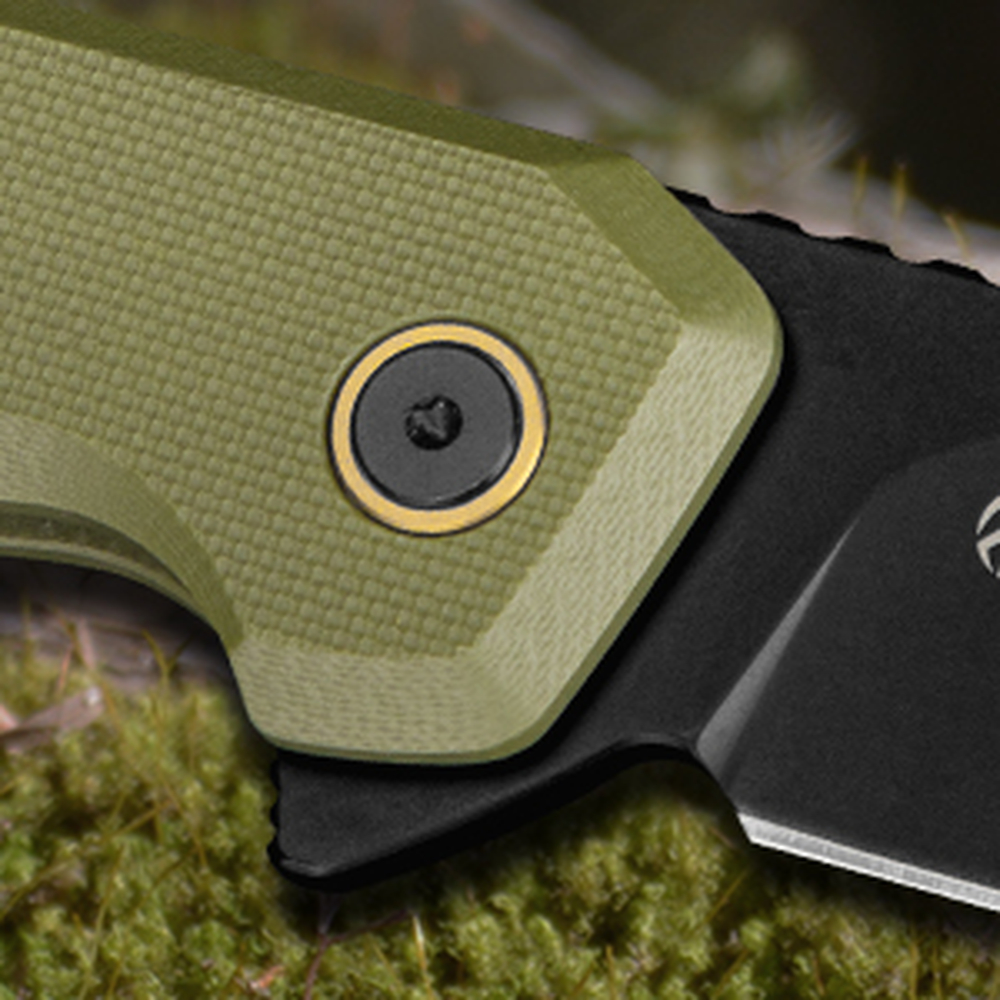 Нож складной туристический Ruike P873-G, (8.8 см)14C28N / G10 зеленый