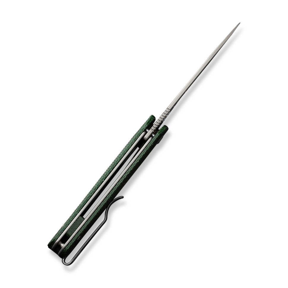 Ніж складаний кишеньковий Civivi Sendy, (7.2 см) Nitro-V / Micarta темно-зелений
