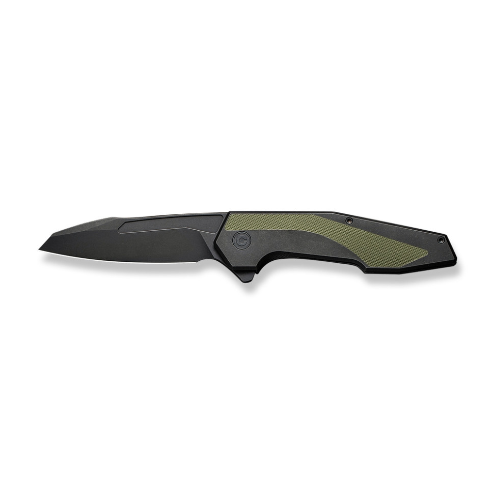 Ніж складаний туристичний Civivi Hypersonic, (9.4 см) 14C28N / Steel & G10 чорно-зелений