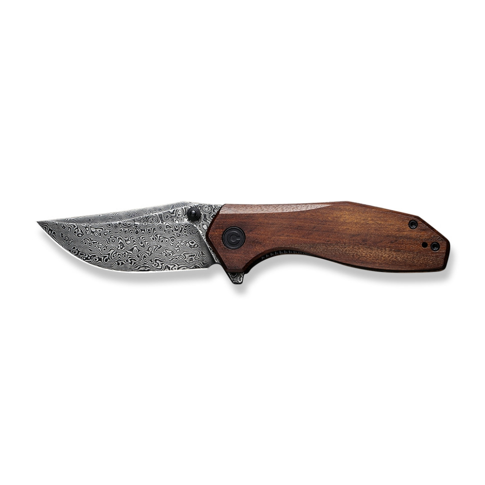 Нож складной карманный Civivi ODD 22, (7.5 см) Damascus / Guibourtia Wood