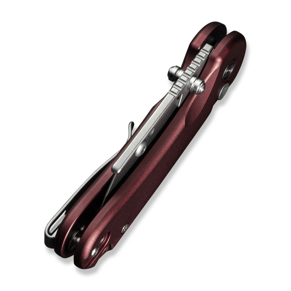 Ніж трапеція складаний кишеньковий Civivi Elementum Utility, (5.8 см) 6Cr13 / Aluminum червоний