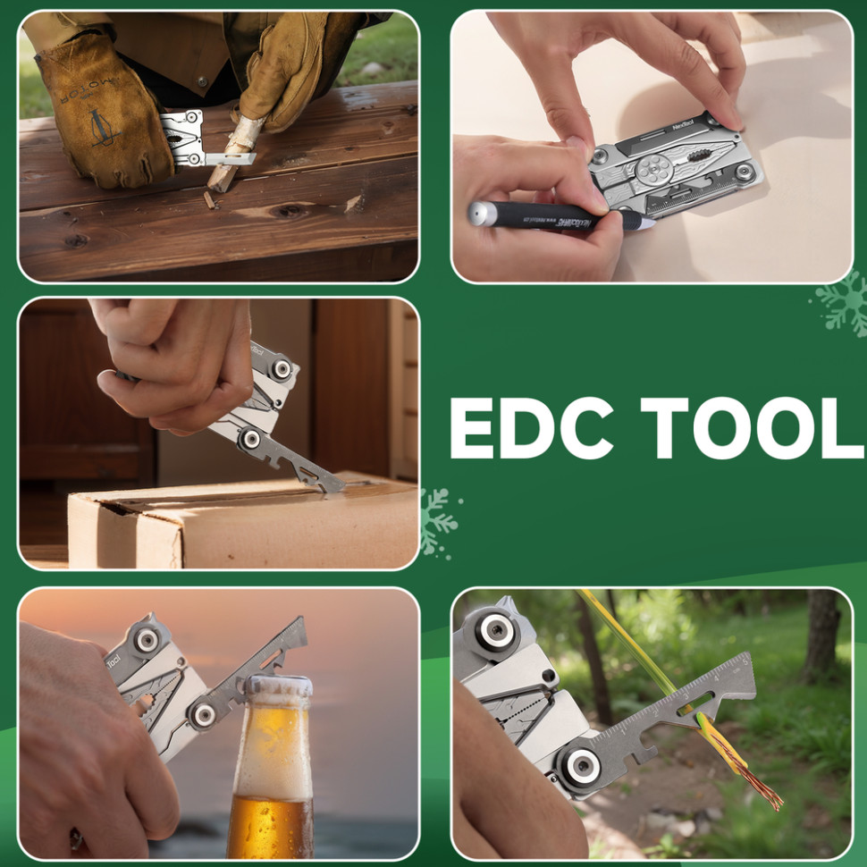 Мультитул NexTool Silver Blade EDC, фото 10