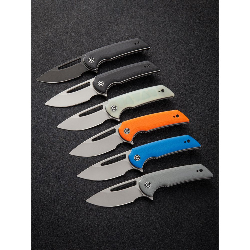 Нож складной карманный Civivi Odium, (6.7 см) Damascus / Guibourtia Wood