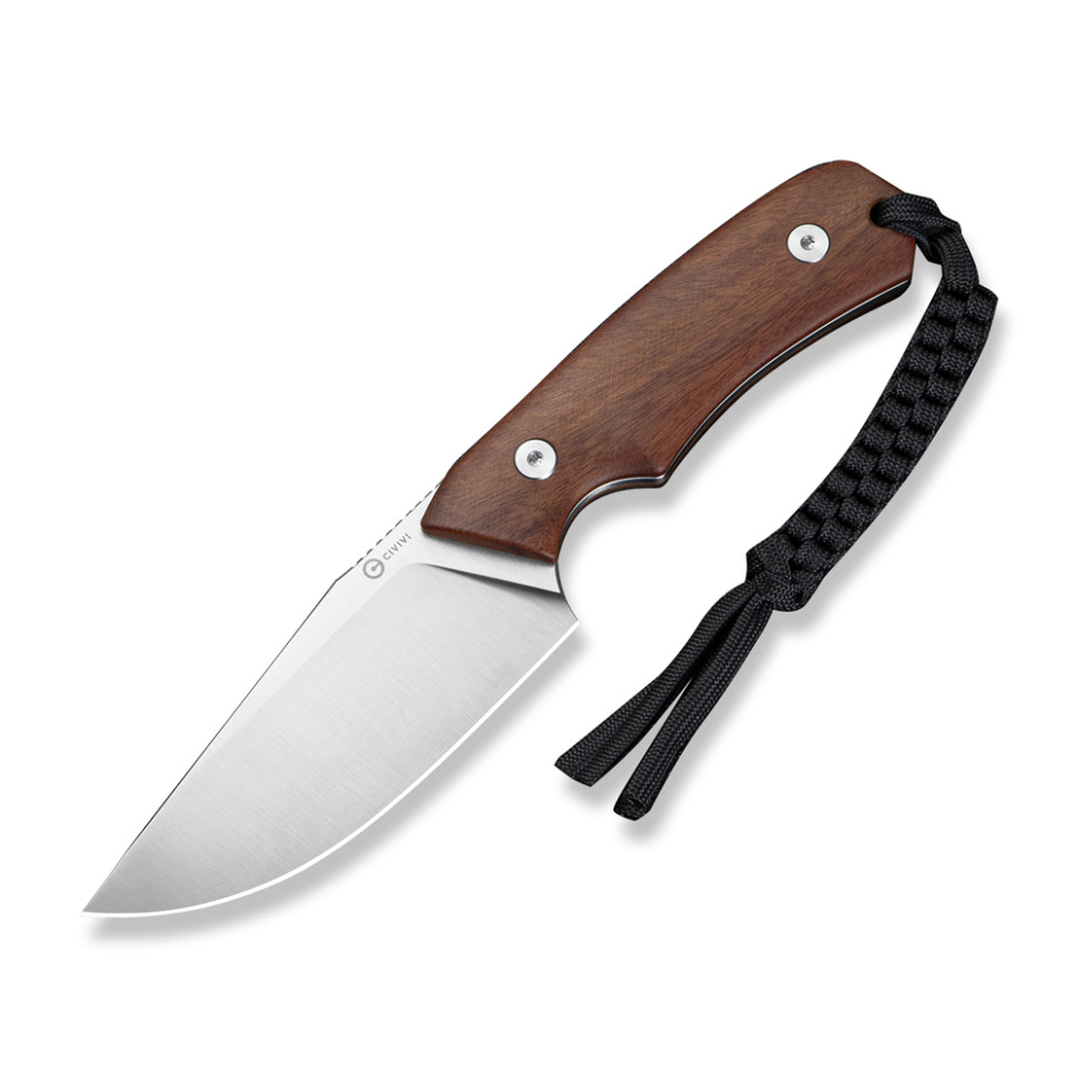 Нож тактический с фиксированным клинком Civivi Gander, (9.2 см) 14C28N / Guibourtia Wood
