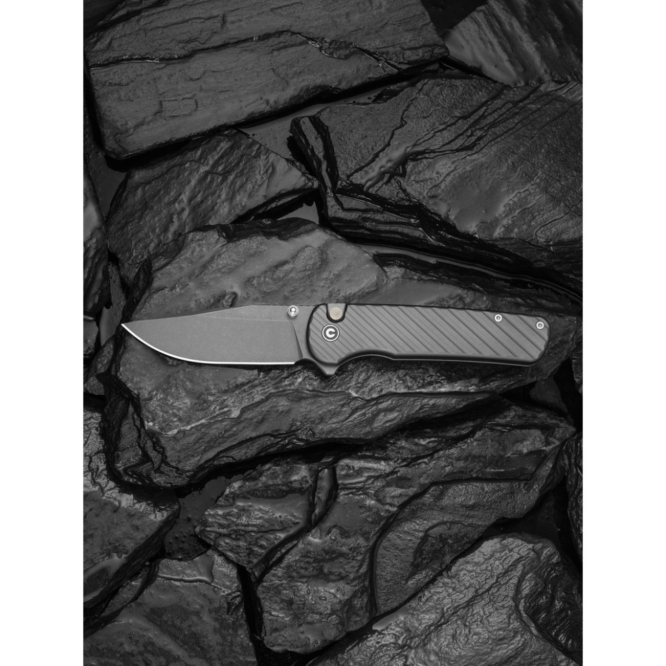 Ніж складаний туристичний Civivi Iron Tide (8.2 см) 14C28N / Aluminum сірий, фото 12