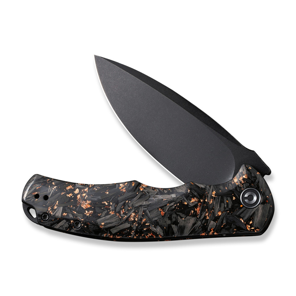 Нож складной туристический Civivi Praxis, (9.5 см) 9Cr18MoV / Carbon Fiber & Resin