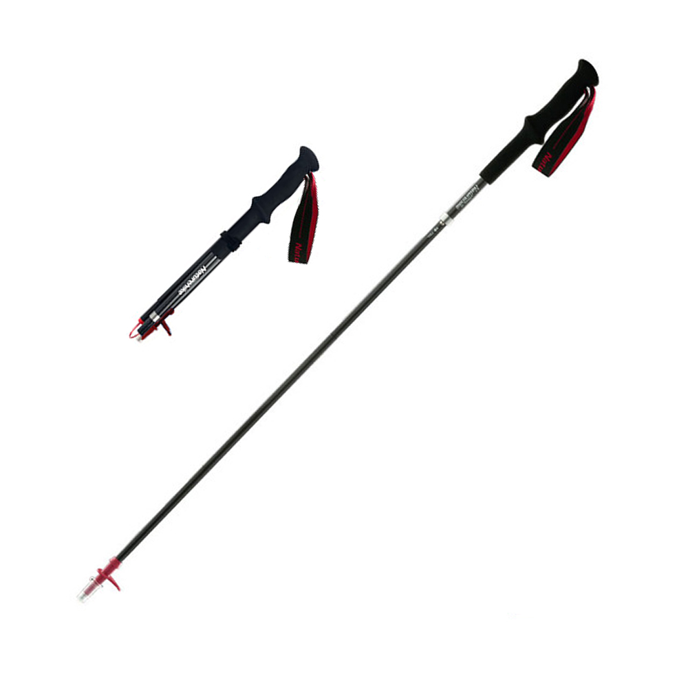 Трекінгова палиця Naturehike ST07 NH18D010-Z, 115-135 см, бордова