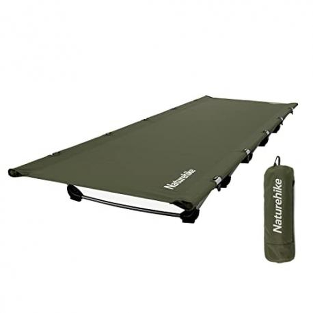 Ліжко складане Naturehike XJC05 NH20JJ001, Поліестер Oxford / алюміній, хакі