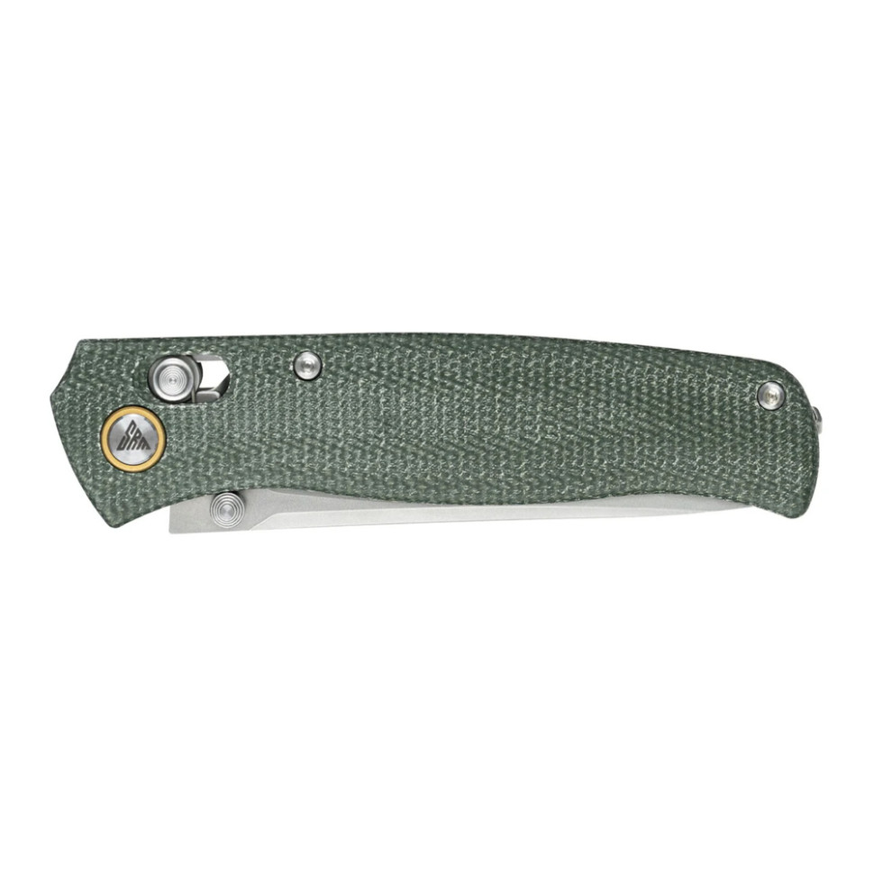Ніж складаний туристичний SRM Medal 255L-MG3 (8.2 см) 140Cr / Micarta зелений, фото 8