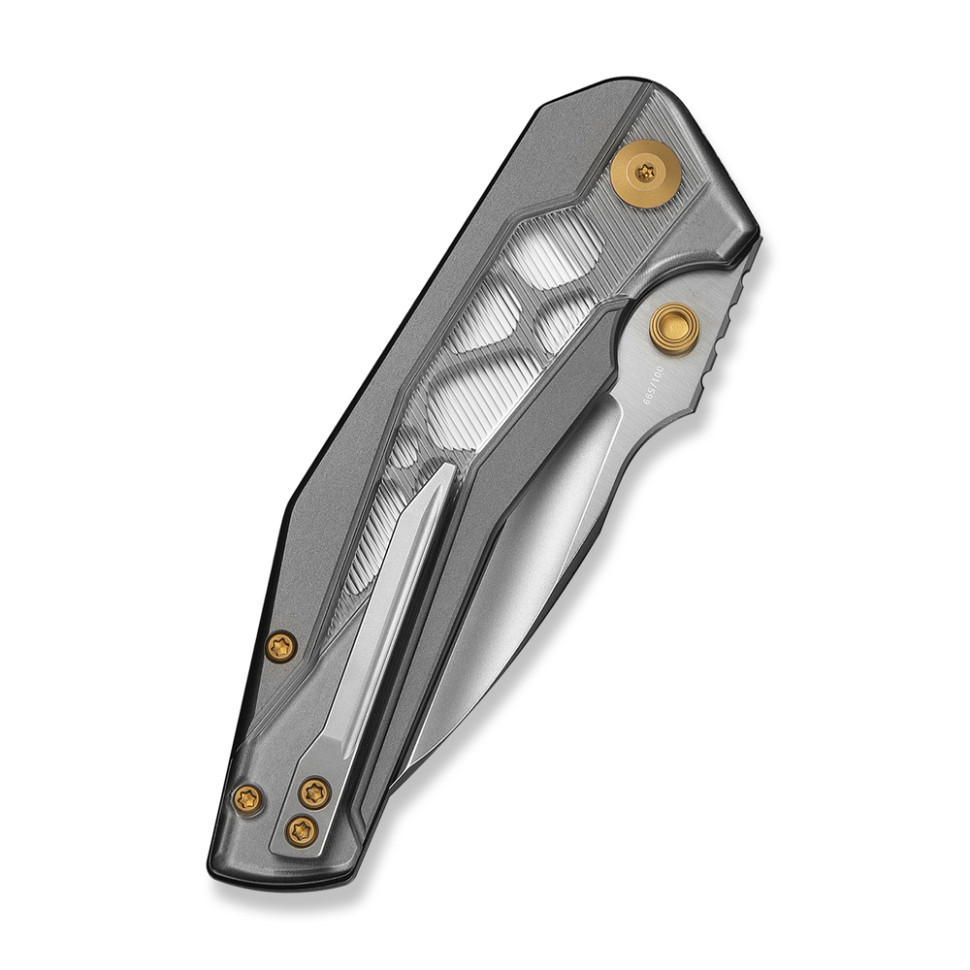 Ніж складаний туристичний Civivi Wellmax (9.1 см) 14C28N / Aluminum сірий, фото 5
