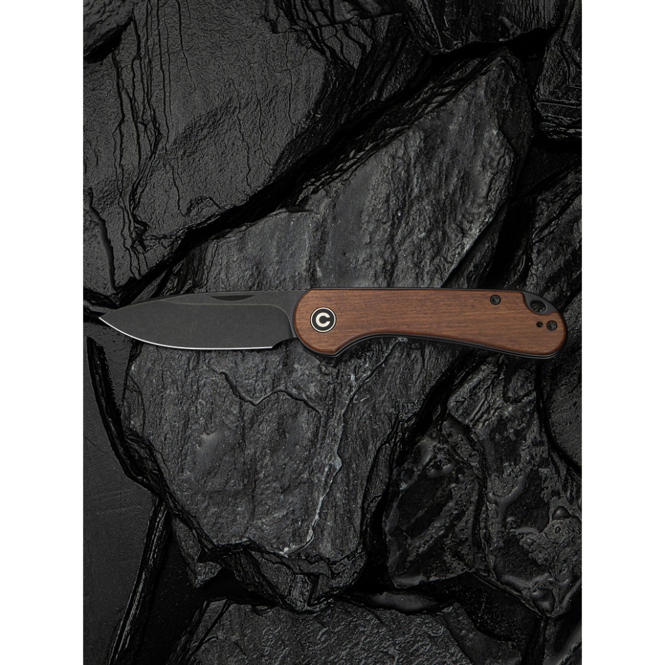 Нож складной карманный Civivi Elementum Slip Joint, (7.5 см) 14C28N / Guibourtia Wood