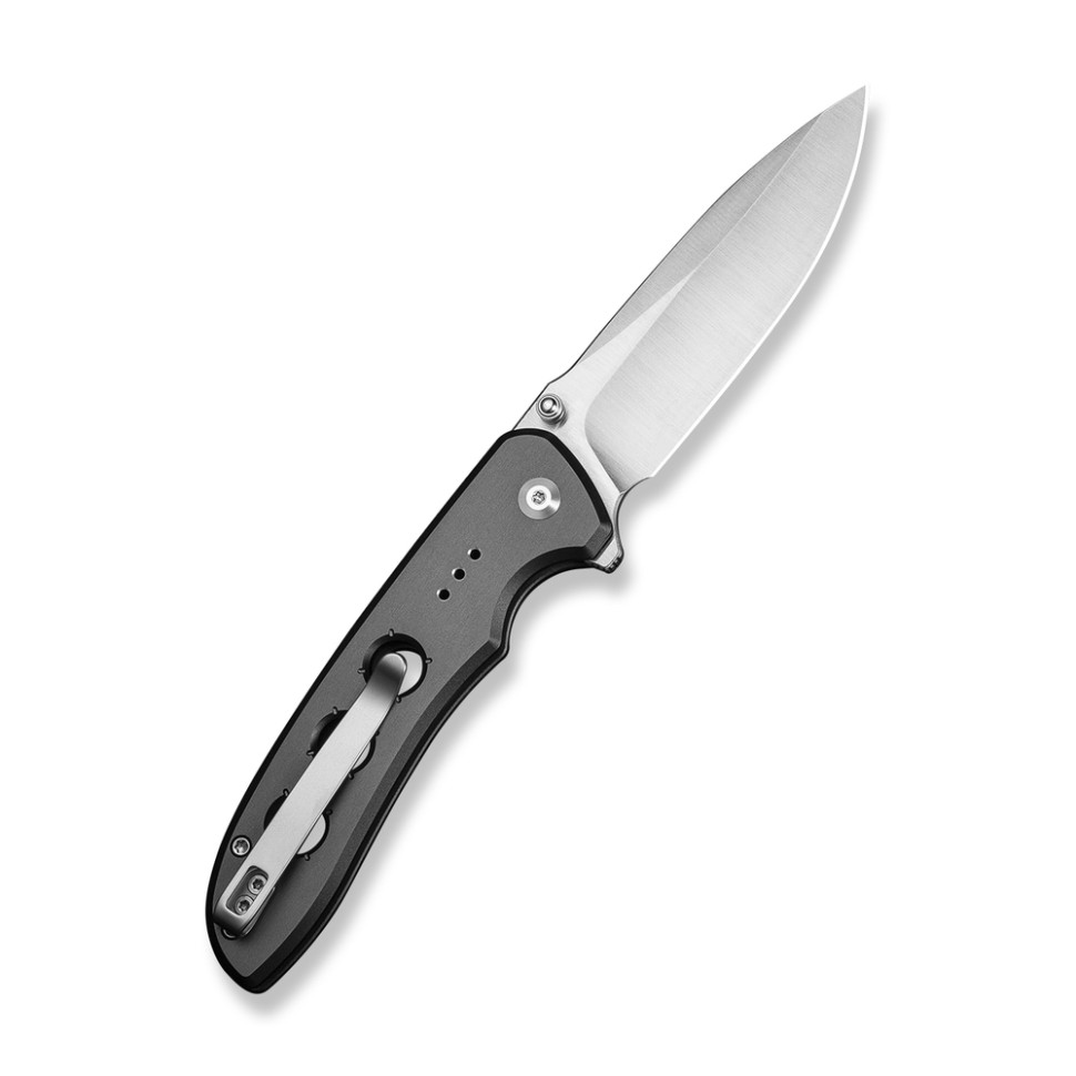 Нож складной туристический Civivi Hyperpulse, (8.9 см) 14C28N / Aluminum серый
