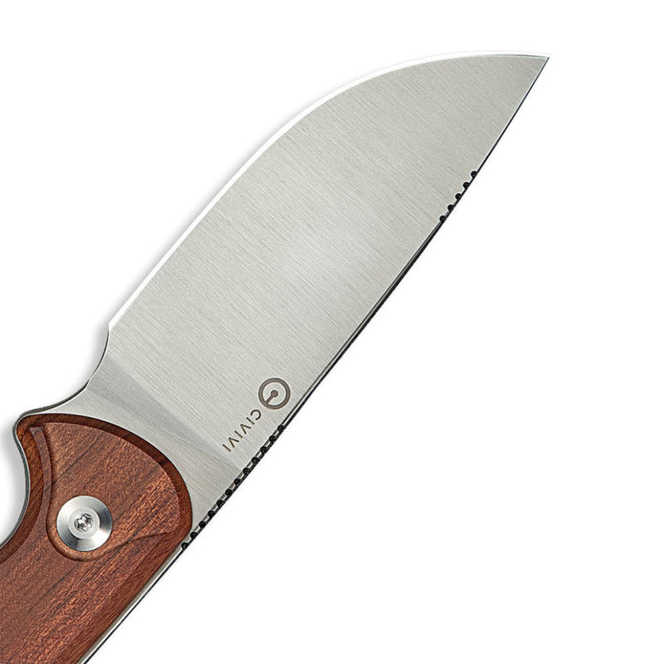 Ніж фіксований тактичний Civivi Timberbark, (8.1 см) 14C28N / Guibourtia Wood