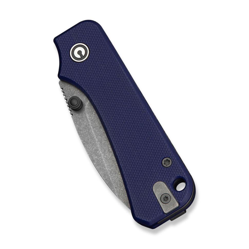 Ніж складаний кишеньковий Civivi Baby Banter Slip Joint (6 см) Nitro-V / G10 синій, фото 4