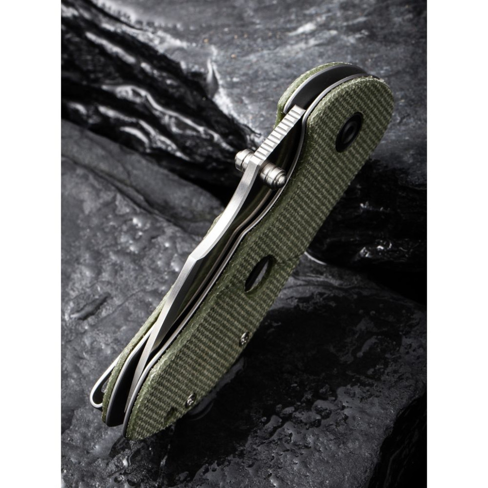 Нож складной карманный Civivi Gordo, (6.4 см) D2 / Micarta оливковый