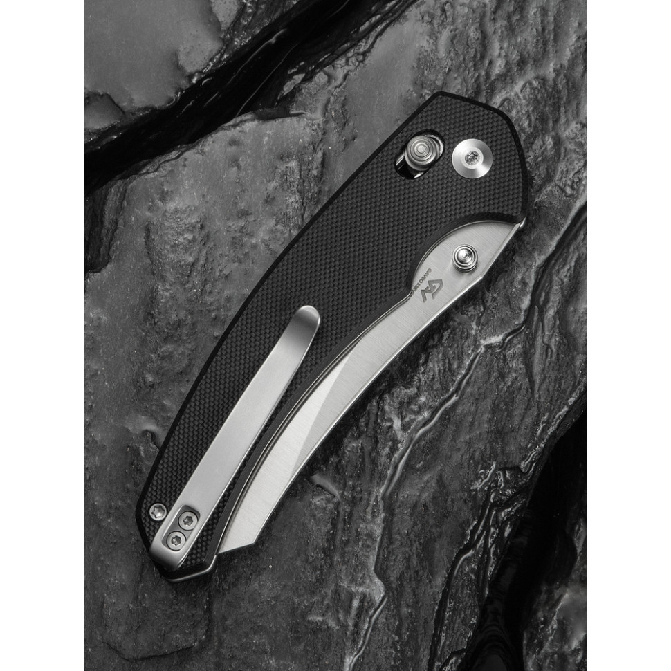 Ніж складаний туристичний Civivi Sixgill, (8.7 см) Nitro-V / G10 чорний, фото 14