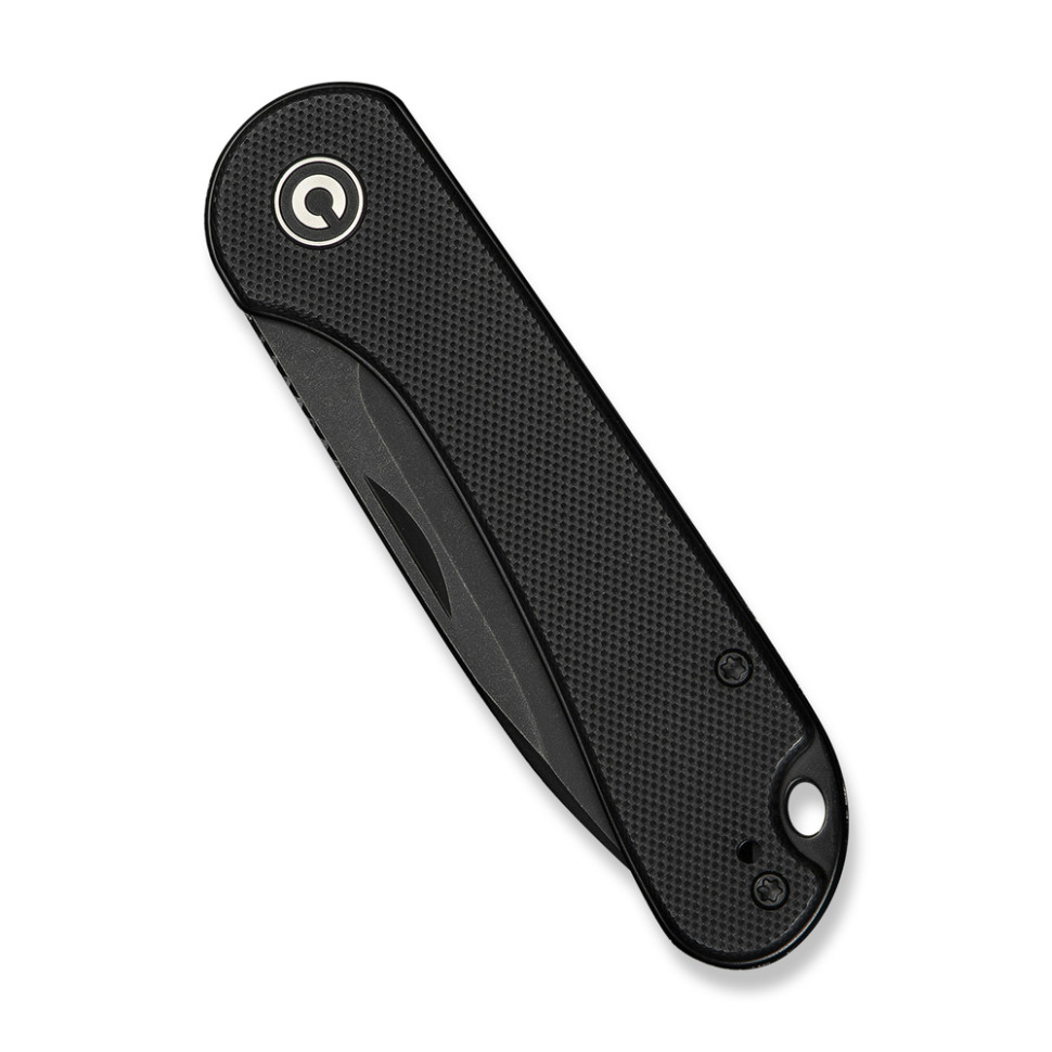 Нож складной карманный Civivi Elementum Slip Joint, (7.5 см) 14C28N / G10 черный